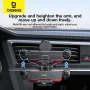 Baseus BS-CM040 Horizontal Car Phone Holder Metal Gravity Car Air Vent Cellphone Stand 360° Universal Rotation Ball for 4.7inch-6.5inch Mobile Phone