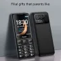 i79-4G Mini 4G GSM 2.4 Inch Dual SIM Card 1500mAh Big Buttons Large Icon Quick Dial Loudspeaker Type-C Rechargeable Mobile Phone with LED Flashlight