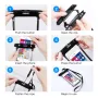 Fonken IPX8 Waterproof Phone Case with Lanyard Full Touch Screen Clear Dry Bag for Up to 6.5 Inch Phones Swimming Beach Snorkeling Underwater Photography Protection