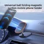 JK-317 Magnetic Car Phone Holder Foldable Dashboard Mount Bracket 1080° Rotation Stand for iPhone 12 13 14 14 Pro for Huawei Mate50 for Samsung Galaxy S23 for Xiaomi 13pro