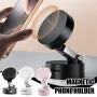 Double Sided Suction Cup Desktop Magnetic Phone Holder Lazy Multi-functional Foldable Storage Holder Vacuum Suction Phone Holder