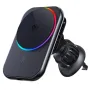 Bakeey Qi2 Magnetic Wireless Car Charger LED Light Holder Mount Magnet Fast Charging Station for iPhone16 15 14 13 12 Pro
