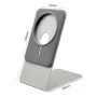 Desktop Mobile Phone Wireless Charger Stand Aluminum Desk Holder Dock for Magsafes Charger for iPhone 16/15/14/13/12 Pro Max for Huawei Pua X for Samsung Galaxy S25 Ultra