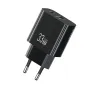 USAMS CC317 T65 33W 2-Port USB PD Charger USB-A+USB-C PD Fast Charging Wall Charger Adapter EU Plug for iPhone 16 16 Pro 15 14 13 Pro Max for Huawei Pura X for Xiaomi 15pro for Samsung Galaxy S25 Ultra
