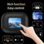 A16 OWS Headset Wireless bluetooth 5.4 Earphone LED Colors Touch Screen 360° Surround Sound Dual-Mic ENC Noise Cancelling Support TF Card Playback Earhooks Sports Headphones