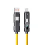Multifunctional 4 in 1 Fast Charging USB Type C Cable for Phone Xiaomi High-Speed Data Transfer Micro USB Adapter
