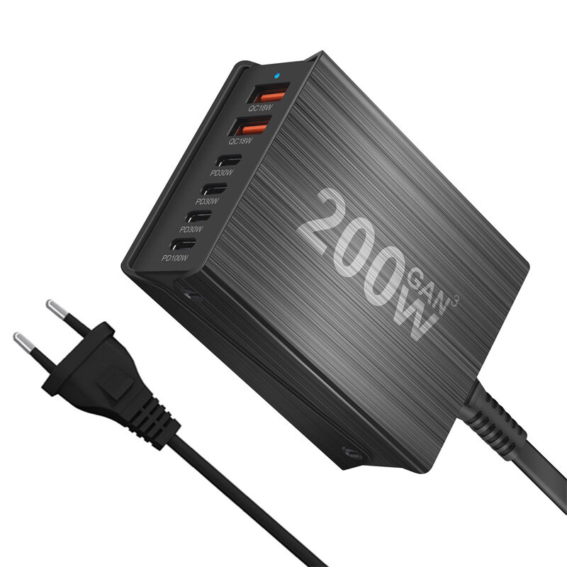 2USB-A + 4USB-C (EU Plug)