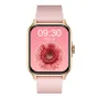 QX15 1.85inch HD Screen HiFi Music Voice Assistant bluetooth Call Heart Rate Blood Pressure Blood Oxygen Monitor Sleep Monitoring Women's Health Multi-sport Modes Music Playback IP68 Waterproof Smart Watch