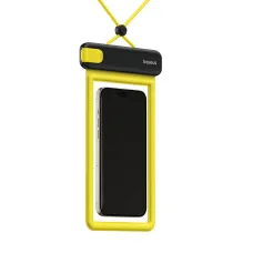 Baseus BS-PG030 Clip-on Air-Bag Waterproof Phone Pouch IPX8 Waterproof Responsive Touch Control Clear Phone Bag for Underwater Photography