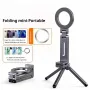 Aluminum Alloy Magnetic Phone Stand Lightweight Foldable Design Adjustable Multi-Purpose Device Holder Travel Clip Table Mount