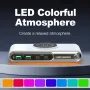 Bakeey WLX-F9A 72W 4-Port USB PD Charger with Wireless Magnetic Charger Pad 2USB-A+2USB-C PD QC3.0 Fast Charging Desktop Charging Station EU Plug US Plug for iPhone 16 15 Pro 14 13 12 Pro Max for Huawei Mate XT for iPad Pro for Airpods for MacBook Pro