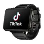 LOKMAT APPLLP 5 MAX 4G Large Screen Android System 10.7 Smart Watch 2.4-inch HD Screen Dual System Octa-core GPS WiFi Call bluetooth Dual Camera 1500mAh Massive Battery 4G 6G RAM 64G 128G ROM Smart Watch with Flashlight