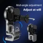 SD16 3-in-1 Wireless Car Charger Holder 15W Fast Charging Car Air Vent Mount Holder for Smart Phone for iPhone 16 16 Pro Max 15 14 13 for Samsung Galaxy S25 Ultra for Xiaomi 15 Ultra for Apple Watch for iPods
