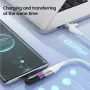 6A Type-C OTG Adapter 120W Fast Charging Digital Display USB-C to C Converter 480Mbps Data Transfer PD Compatible Aluminum Alloy for Phone Laptop Tablet