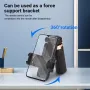 JC25 Portable Mini Phone Holder Four-foot Selfie Stick bluetooth Remote Control for Phone Vlog Livestreaming Photography Holder