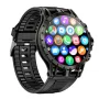 LOKMAT APPLLP 4 4G/5G 1.508 inç AMOLED Ekranlı Çekilebilir Kamera NFC GPS WIFI Kalp Atış Hızı Kan Basıncı SpO2 Monitörü Uyku İzleme Çoklu Spor Modları Müzik Çalma 750mAh Büyük Pil SOS HD Kamera Android Akıllı Saat Telefon