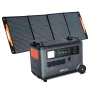 [US irect]Blackview Oscal PowerMax6000 Rugged Power Station with PM200/PM400 Solar Panel Kit 3600Wh to 57600Wh LiFePO4 Battery Pack Power Bank with 14 Outlets 5 LED Light Modes Morse Code Roller Power Backup for Emergency Communication Camping House