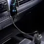SD06 66W Fast Magnetic Wireless Car Charger Holder Built-in 70cm Retractable Cable 15W Wireless Charging Infrared Sensor Auto Open and Close Car Air Vent Mount Bracket for Smartphone for iPhone 16 Pro Max 15 Pro 14 13 for Huawei Pura X for Xiaomi 15 Ultra