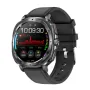ET492 1.43inch AMOLED Display ECG Micro-physical Examination Non-invasive Blood Sugar Uric Acid and Lipid Function bluetooth Call Heart Rate Blood Pressure Blood Oxygen Monitor Sleep Monitoring Multi-sport Modes Music Playback IP68 Waterproof Smart Watch
