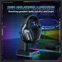 ONIKUMA GT808 Tri-mode Gaming Headset Wireless bluetooth Earphone 40mm Speaker Surround Stereo Sound RGB Light Breathable Earmuffs Adaptive Headband Wired E-sports Headphones with 360° Rotary Microphone