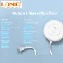 LDNIO AW003 32W 5-in-1 Desktop Wireless Charger Charging Station with 4-Port PD/QC3.0 Fast Charger and Wireless Charger Pad EU Plug/US Plug for iPhone 16 16 Pro 15 14 13 Pro Max for iPad Pro for MacBook Pro for Airpods