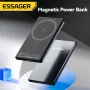 ESSAGER AKD-YD52 20W 5000mAh Magnetic Wireless Power Bank External Battery Power Supply with 1 Input & 2 Outputs Fast Charging for iPhone 15 14 13 for Xiaomi Civi 4 Pro for Huawei Pura70 Ultra for Samsung Galaxy S24
