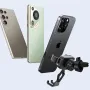 LDNIO MG13 Gravity Mechanical Car Phone Holder Car Air Vent Navigation Mount Stand 360° Rotation Stand for iPhone 16 16 Pro 15 15 Plus 14 13 for HUAWEI for SAMSUNG for XIAOMI