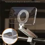 Aluminum Alloy Magnetic Phone Stand Lightweight Foldable Design Adjustable Multi-Purpose Device Holder Travel Clip Table Mount