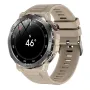 MK68 1,43 inch AMOLED-scherm Kompas Bluetooth-oproep Hartslagmeter Bloedzuurstofmeter Stresstest Vrouwen Gezondheid Slaapmonitoring Multisportmodi Muziek afspelen IP68 waterdicht smartwatch