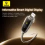 Baseus Vipow 20W USB-C to iP Digital Display Cable Fast Charging Data Transmission Thickened Copper Core Line 1M/2M Long for iPhone 14 14Pro 13 12 11 Pro Max for iPad Pro