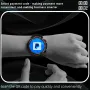LOKMAT ZEUS 5 PRO 1.54 inch Power Metallurgy 5ATM Heart Rate Blood Oxygen Blood Pressure Monitor Outdoor Sports Smart Watch