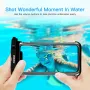 Fonken IPX8 Waterproof Phone Case with Lanyard Full Touch Screen Clear Dry Bag for Up to 6.5 Inch Phones Swimming Beach Snorkeling Underwater Photography Protection