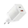 [GaN Tech] ESSAGER ES-CD42 70W 2-Port USB PD Charger USB-A+USB-C QC4.0 PD3.0 AFC FCP SCP DCP PPS BC1.2 Apple2.4A Fast Charging Wall Charger Adapter EU Plug for iPhone 15 14 13 for Huawei Pura 70 Ultra for Xiaomi Civi 4 Pro for Samsung Galaxy Z Fold6