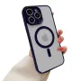 Transparent Magnetic Adsorption Phone Case Full Cover Protection Mobile Phone Case for iPhone 15 15 Plus 15 Pro 15 Pro Max