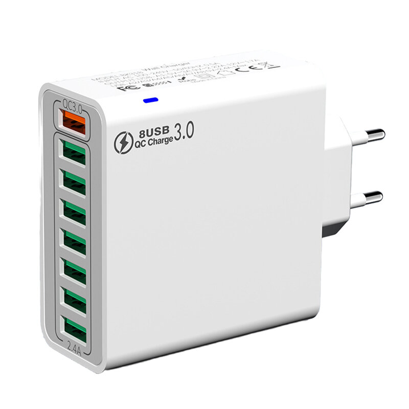 White & EU Plug