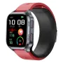 S18 2.01inch HD Screen Air Pump Airbag Type Voice Broadcast bluetooth Call Heart Rate Blood Pressure Blood Glucose Blood Lipid SpO2 Monitor Uric Acid Function Body Temperature Measurement SOS Emergency Call Multi-sport Modes Music Playback Smart Watch