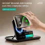 6-in-1 Desktop Charger with Wireless Fast Charging Bluetooth Speaker RGB Light Multi-Device Compatible