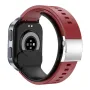 S18 2.01inch HD Screen Air Pump Airbag Type Voice Broadcast bluetooth Call Heart Rate Blood Pressure Blood Glucose Blood Lipid SpO2 Monitor Uric Acid Function Body Temperature Measurement SOS Emergency Call Multi-sport Modes Music Playback Smart Watch