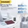 [GaN Tech] ESSAGER JT-G67TC2U1 67W 3-poorts USB PD-oplader 2USB-C + USB-A QC2.0 3.0 4.0 PD3.0 AFC FCP SCP DCP BC1.2 Apple 2.4A snellaadadapter EU-stekker voor iPhone 15 14 13 voor Huawei Mate60 Pro voor Samsung Galaxy Z Flip4