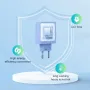5.8A 3-Port USB Charger 3USB-A Fast Charging Wall Charger Adapter EU Plug for iPhone 16 16 Pro 15 14 13 for Xiaomi 15pro for Samsung Galaxy S25 for Huawei Mate 70
