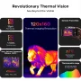 DOOGEE Fire 6 Max 5G Thermal Imaging 20GB 256GB 50MP AI Triple Camera 6.72 inch 120Hz 20800mAh 33W Fast Charge Android 14 NFC Dimensity 7050 Octa Core IP68 IP69K Waterproof Rugged Smartphone