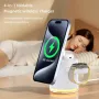QI2 15W 3-in-1 Magnetic Wireless Charger Fast Wireless Charging Station for Smart Phones for iPhone 17 17Pro 16 15 Pro Max for Huawei Pura 80 Ultra for SAMSUNG for XIAOMI for Apple Watch for Airpods