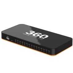Bakeey WLX-815C 360W 15-Port USB PD Charger 15USB-C PD3.0/2.0 Fast Charging Desktop Charging Station EU Plug US Plug for iPhone 16 16 Plus 15 Pro 14 13 for Huawei Mate XT for Xiaomi 15pro for Samsung Galaxy Z Flip6