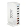 [GaN Tech]Bakeey YMX-600W 600W 8-Port USB PD Charger 5USB-C+3USB-A QC PD3.1 Fast Charging Desktop Charging Station EU Plug US Plug for iPhone 16 16 Pro 15 14 13 Pro Max for Xiaomi 15pro for Samsung Galaxy Z Flip6
