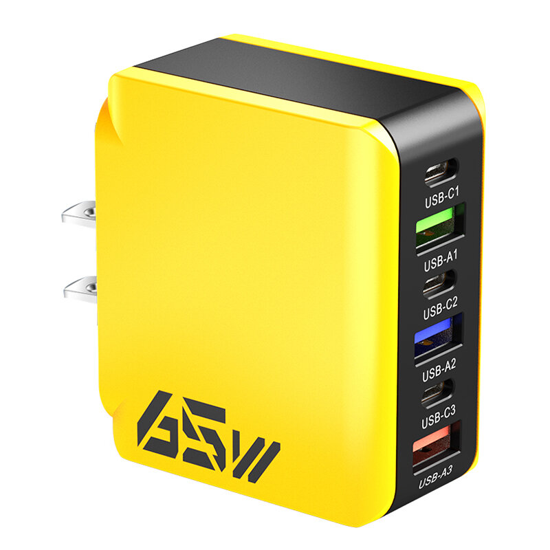 Yellow & US Plug