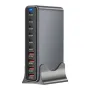 [GaN Tech] Bakeey YMX-730W 730W 10-Port USB PD Charger 4USB-A+6USB-C PD QC Fast Charging Desktop Charging Station EU Plug US Plug for iPhone 16 15 Pro Max 14 13 12 for Huawei Pura X for Xiaomi 15pro for Samsung Galaxy S25 Ultra