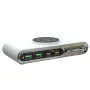 Bakeey WLX-F9A 72W 4-Port USB PD Charger with Wireless Magnetic Charger Pad 2USB-A+2USB-C PD QC3.0 Fast Charging Desktop Charging Station EU Plug US Plug for iPhone 16 15 Pro 14 13 12 Pro Max for Huawei Mate XT for iPad Pro for Airpods for MacBook Pro