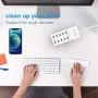 50W 10-Ports Power Hub Smart Plug Charging Dock 10xUSB-A Fast Charging Power Strip EU Plug US Plug for iPhone 15 14 13 for Huawei Pura 70 Ultra for Xiaomi Civi 4 Pro for Samsung Galaxy S24 for MacBook for iPads