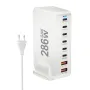 [GaN Tech]Bakeey 286W 8-Port USB PD Charger 2USB-A+6USB-C PD QC Fast Charging Desktop Charging Station EU Plug US Plug for iPhone 15 14 13 for Samsung Galaxy S24 for Huawei Pura70 Ultra for Xiaomi Civi 4 Pro