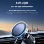UGreen W525 Magnetic Car Phone Holder Car Air Vent Wireless Mobile Phone Charger Stand 360° Rotary Aluminum Alloy Mount Bracket for iPhone 16 16 Pro 15 14 13 Pro Max for Huawei Mate XT for Xiaomi 15pro for Samsung Galaxy Z Flip6